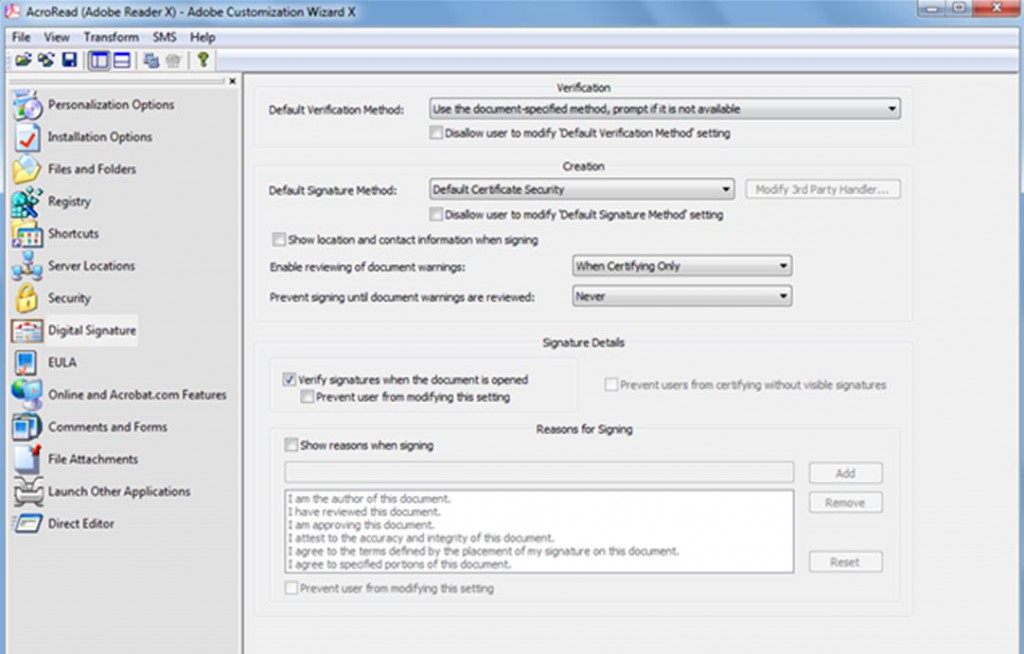 acrobat reader msi package download